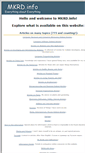 Mobile Screenshot of mkrd.info