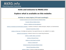 Tablet Screenshot of mkrd.info